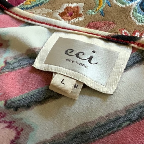 ECI- Long Sleeveless Maxi Dress- Size Large- Nylon and Spandex - Picture 10 of 12